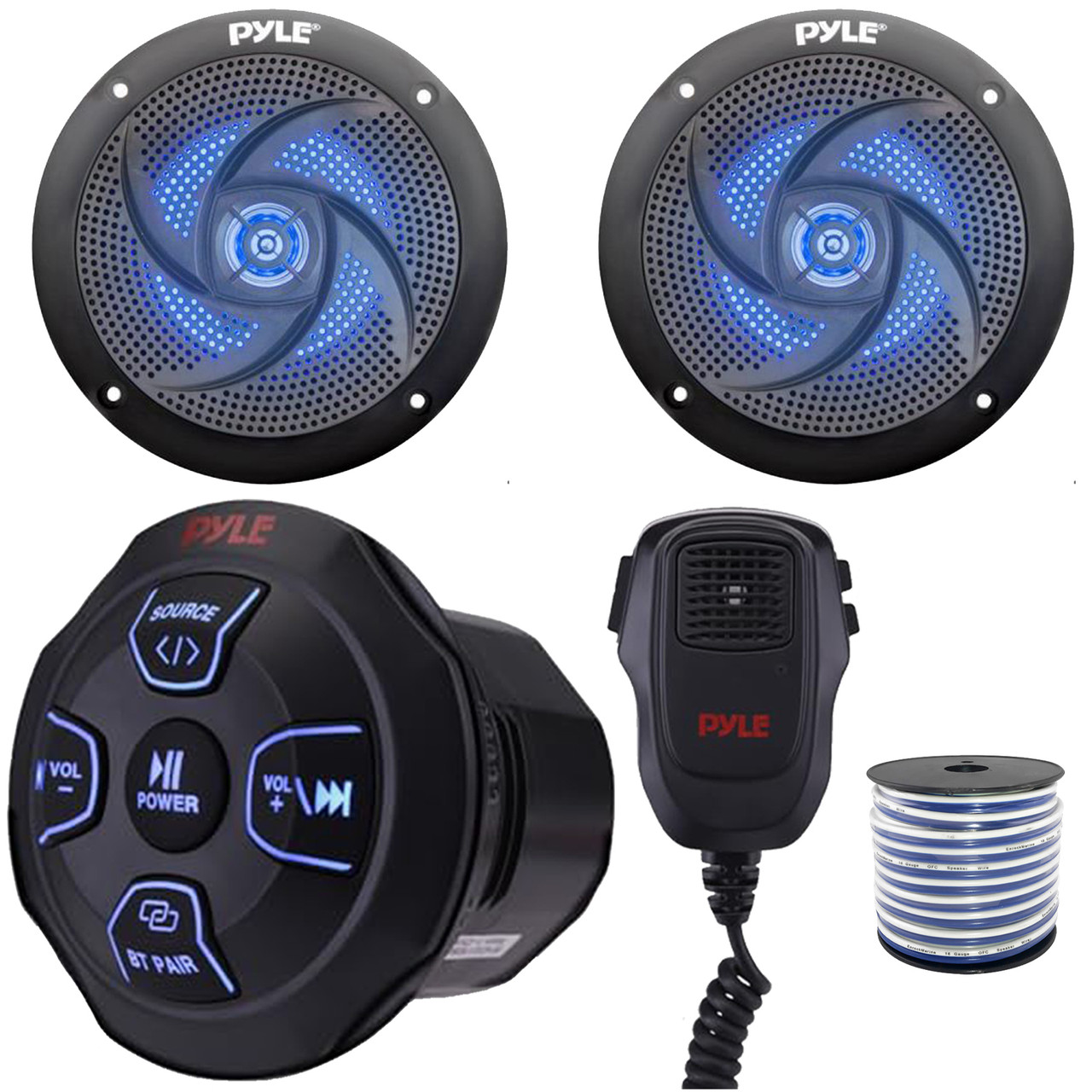 Pyle Marine Bluetooth Receiver Kit - Thumbnail 2