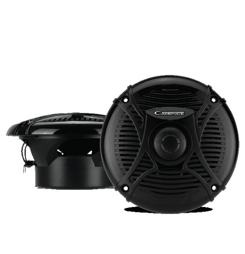 New Pair of Cadence SQS-65B 6.5" Inch Marine Boat Waterproof Round Speakers with 240 Watts + Built in Mylar Capacitor Crossovers to Filter Out Unwanted Frequencies **Cadence Only Makes Top of the Line Audio Equipment**