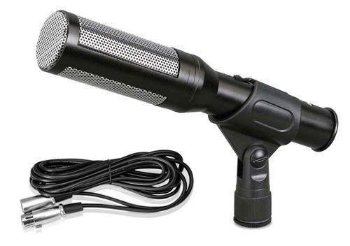 New PDMIC35 Electret Condenser Shotgun Microphone with 16 ft. XLR to 1/4'' Cable