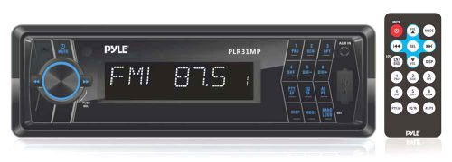 New PLR31MP Car Audio AM/FM-MPX Indash Detachable Face Radio & SD/MMC/USB Player