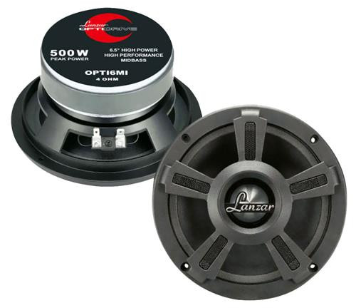 500 Watt 6.5'' Midbass with Paper Cone & Foam Surround
