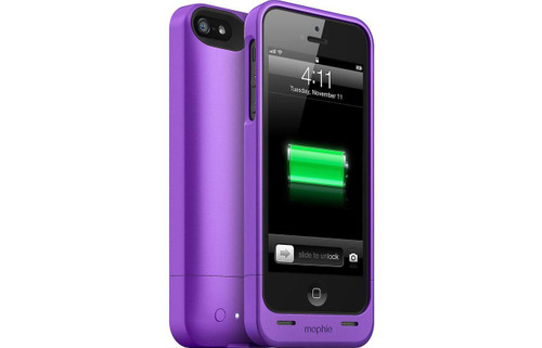 mophie Juice Pack Helium Snap Battery Case for iPhone 5/5s (1500mAh) - Purple