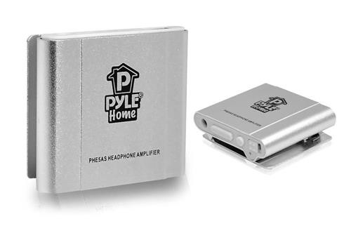 New Pyle PHE5AS Bass Boosting Portable Audio Stereo Headphone Amplifier (Silver)