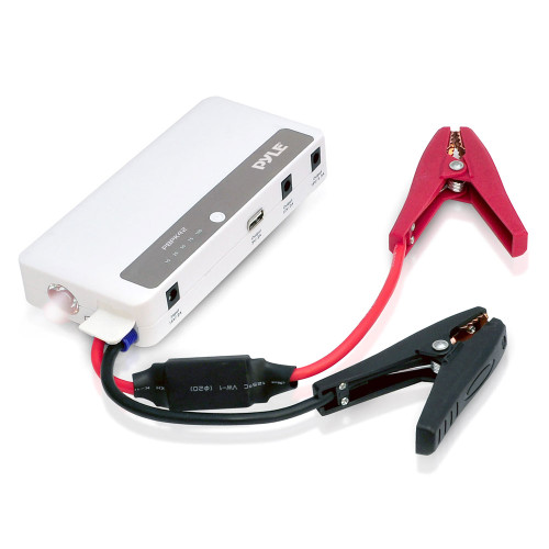 Car Jump Start Emergency System and Power Bank, with Car Battery Charger, Smartphone and Device Charging, LED Flash Light, Universal Device Adaptors (Works with iPhones, Androids, Smartphones, Laptops, iPad, Tablet, etc.)