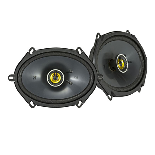 2 Pair Car Speaker Package: 2x Kicker 46CSC684 450-Watt 6x8