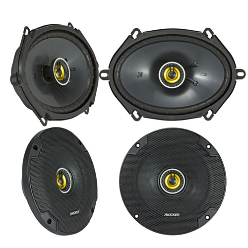 Car Speaker Set Combo Of 2 Kicker 46CSC654 6.5