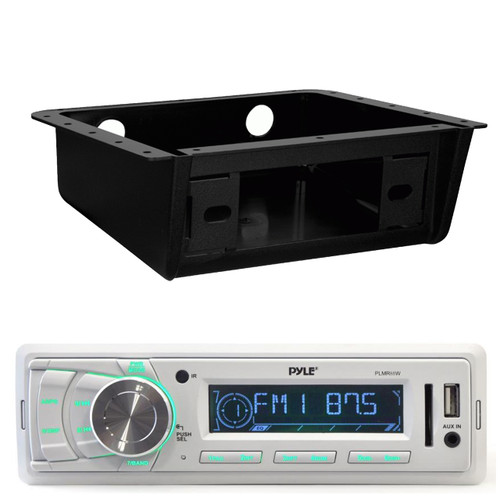 PYLE MARINE INDASH RECEIVER WHITE, 2T41422 - METRA Universal Underdash Housing