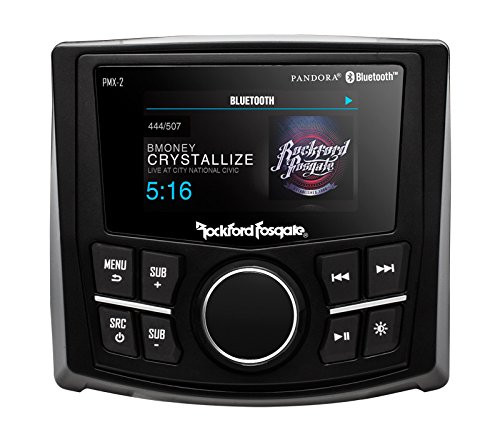 Rockford Fosgate PMX-2 Bluetooth Marine Boat Waterproof MP3 Digital Media Receiver