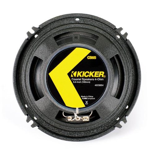 Kicker 40CSS654 CSS65 6.5" 6-1/2" 300 Watt 4-Ohm Car Audio Component Speakers