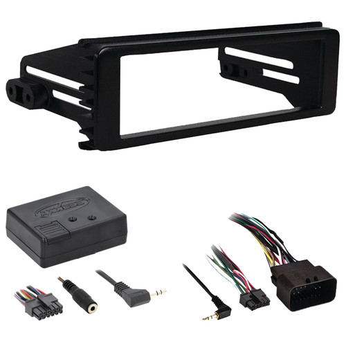 Metra AXSWC-2 Steering Wheel Control Interface Bundle Combo With Metra 99-9600 Stereo Installation Kit for select 1998-2013 Harley Davidson Motorcycles