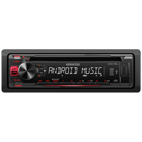 Kenwood KDC-115U Car Audio USB CD Player Stereo Receiver Unit