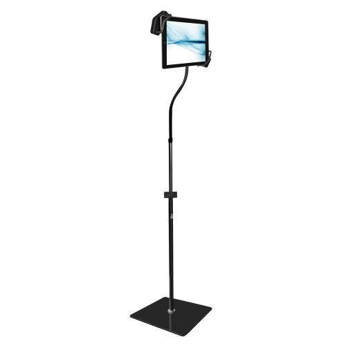 New Pyle PMKSPAD35 Universal Floor Stand Tablet PC Holder Adjustable / Bendable
