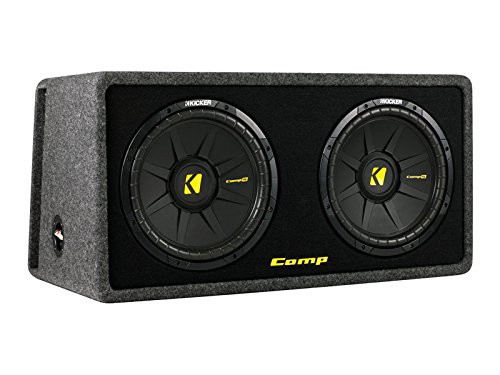 New Kicker 40DCWS122 12" 1200 Watt Dual Loaded Car Audio Subwoofer Sub Enclosure