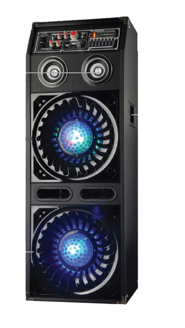 New Pyle - PSUFM1070P , Sound and Recording , PA Loudspeakers - Cabinet Speakers , Disco Jam 2 Passive Powered Speaker System, Flashing DJ Lights, Dual 10-Inch Woofers, Dual 3-Inch Tweeters, 1500 Watt (Works with Active Speaker Model: PSUFM1072BT)