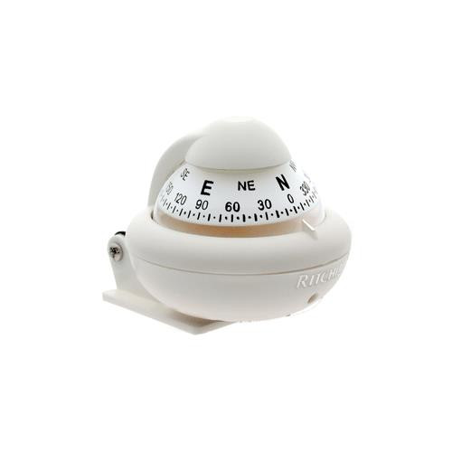 Ritchie X-10W-M Ritchiesport Compass - Bracket Mount - White (R-36526)