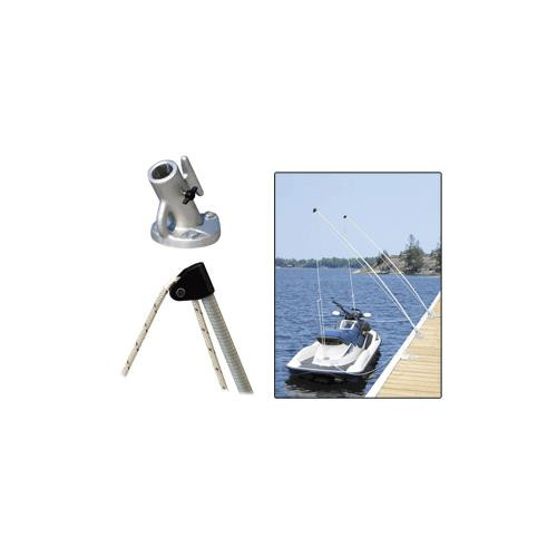 Dock Edge Economy Mooring Whips 12Ft 4000 Lbs Up To 23 Ft (R-38515)