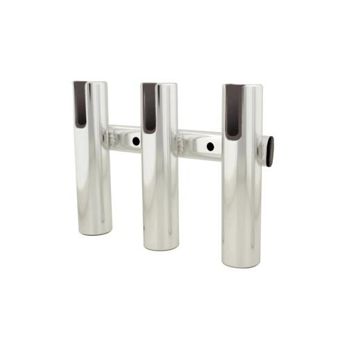 Taco 3-Rod Holder Rack - Brushed Aluminum (R-45920)