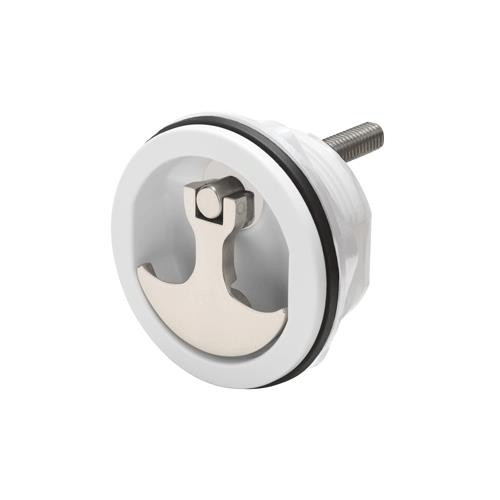 Whitecap Compression Handle - Nylon White/Stainless Steel - Non-Locking (R-50079)