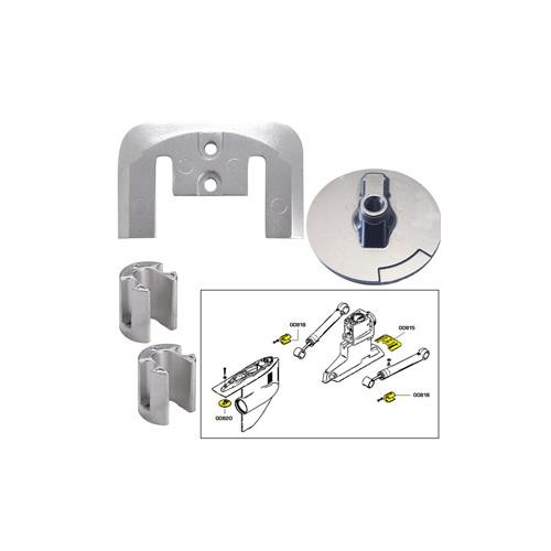 Tecnoseal Anode Kit W/Hardware - Mercury Bravo 2-3 - Aluminum (R-52033)