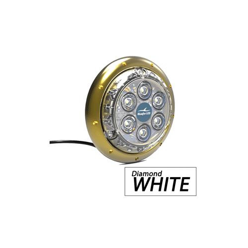 Bluefin Led Barracuda B12 Surface Mount Underwater Light - 5900 Lumens - Diamond White (R-56579)