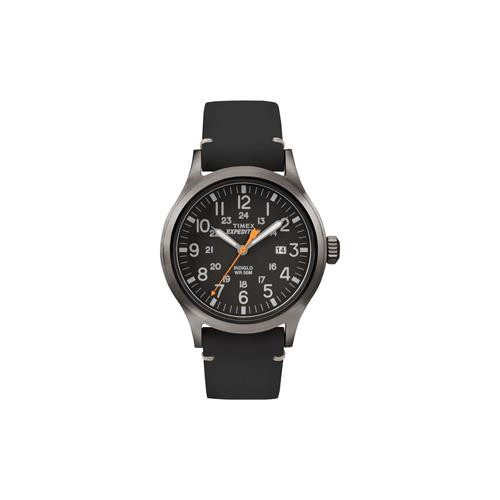 Timex Expedition Metal Scout - Black Leather/Black Dial (R-59612)