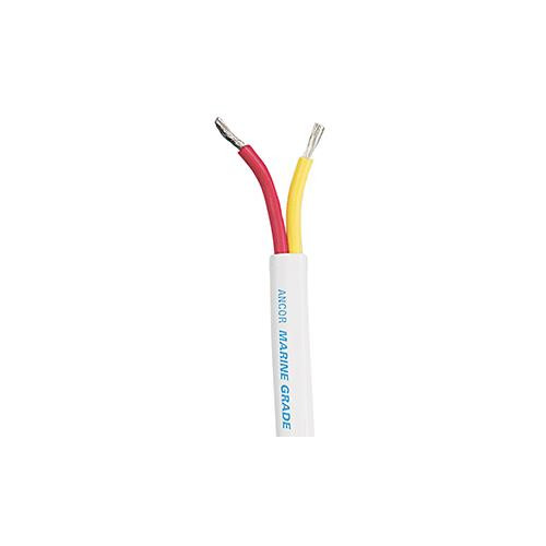 Ancor Safety Duplex Cable - 16/2 Awg - Red/Yellow - Flat - 250' (R-60727)