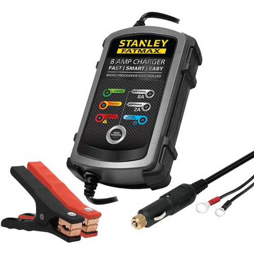 STANLEY BC8S 8-Amp FatMax(R) Battery Charger/Maintainer (R-BGLBC8S)
