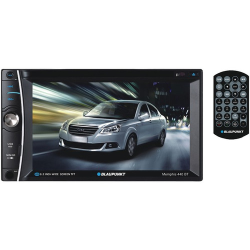 Blaupunkt MMP440BT MEMPHIS 440 BT 6.2" Double-DIN In-Dash DVD Receiver with Bluetooth(R) (R-BLAMMP440BT)