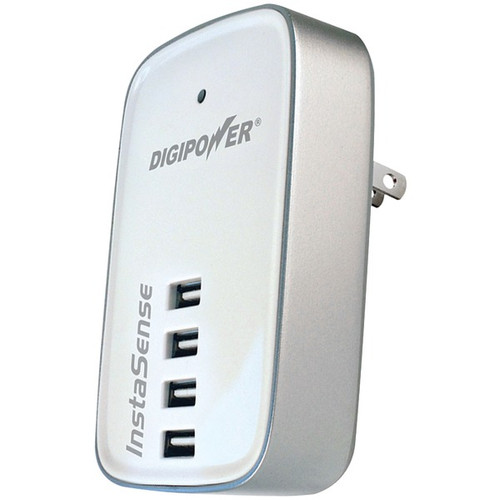 DIGIPOWER ACD-400I InstaSense(TM) 4.2-Amp 4-Port USB Travel Wall Charger (R-DGPACD400I)