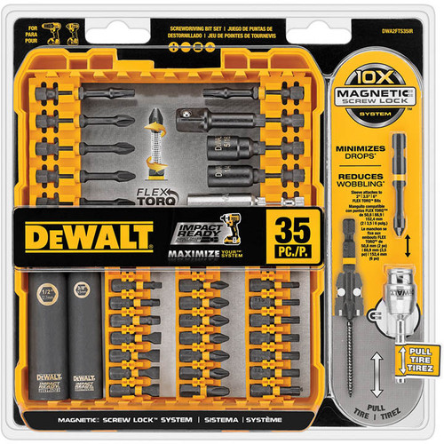 Dewalt 35 Pc Impact Ready Flex Torq Set (R-DWA2FTS35IR)