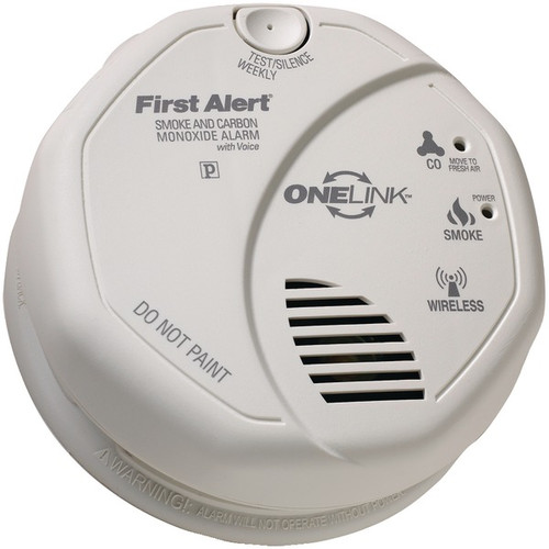 FIRST ALERT SCO501CN-3ST ONELINK Battery-Operated Combination Smoke & Carbon Monoxide Alarm with Voice Location (R-FATSCO501CN3ST)