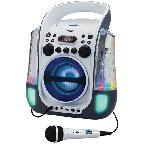 KARAOKE NIGHT KN275 CD+G Karaoke Machine with Dancing Water LED Light Show (R-JENKN275)