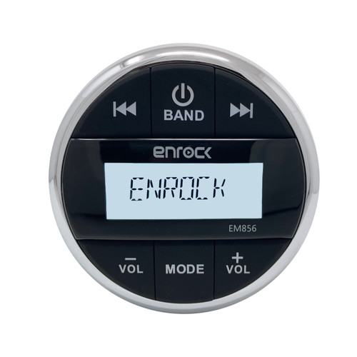 Enrock EM856 1" Marine Grade Digital Media Player with USB Playback/Bluetooth