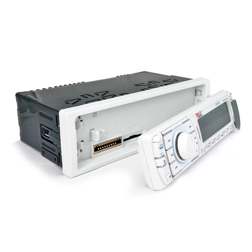 Boss Marine In-Dash Single Din Digital Media MP3/AM/FM Stereo Radio Receiver (R-MR1307UA-1)