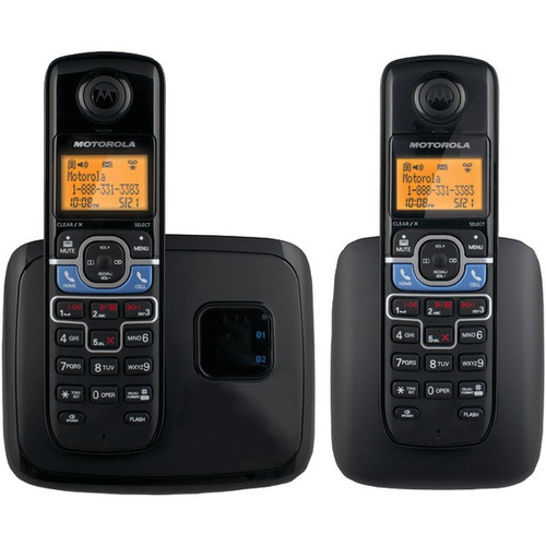 MOTOROLA L702BT DECT 6.0 2-Handset Cordless Phone System with Bluetooth Link
