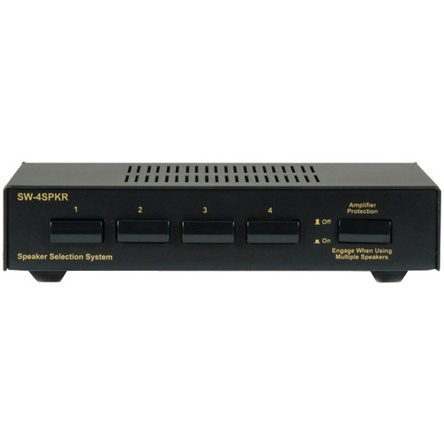 PRO-WIRE SW-4SPKR Impedance-Compensating Speaker Switcher (R-OEMSW4SPKR)