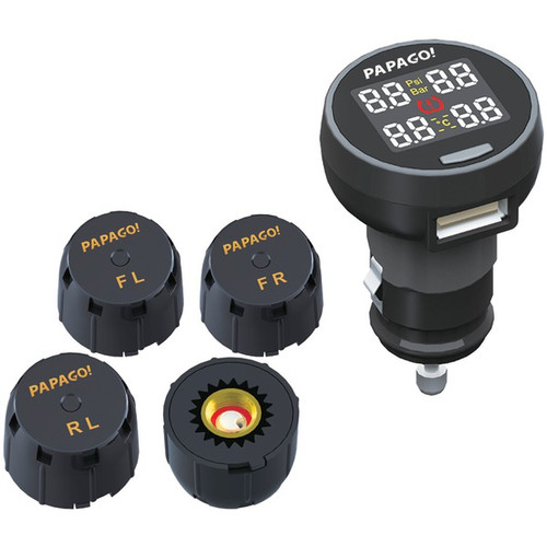 Papago TPMS100US TPMS 100 Wireless Tire Pressure Monitor System with Sensors (R-PAPTPMS100US)
