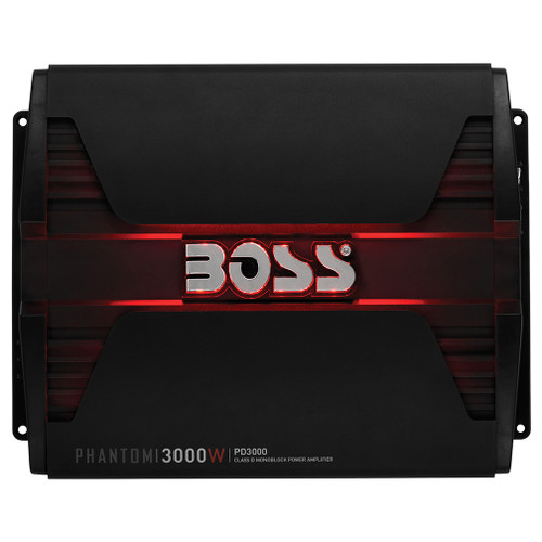 Boss PHANTOM 3000 Watts  Class D Monoblock Power Amplifier Remote Subwoofer Level Control (R-PD3000)