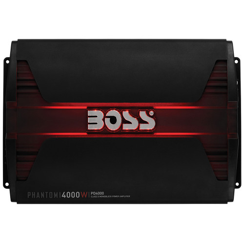 Boss PHANTOM 4000 Watts  Class D Monoblock Power Amplifier Remote Subwoofer Level Control (R-PD4000)