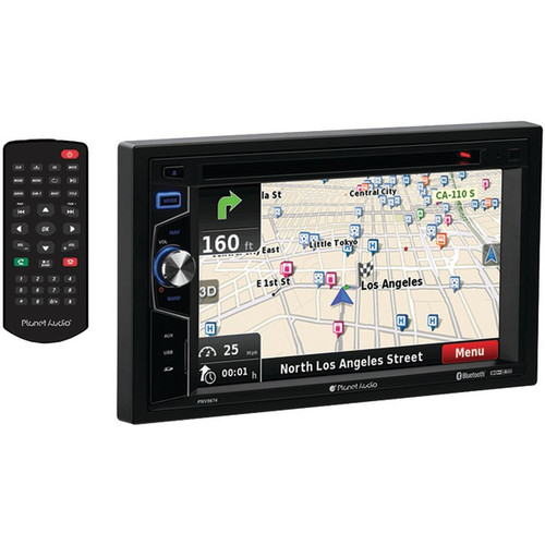 PLANET AUDIO PNV9674 6.2" Double-DIN In-Dash Navigation Touchscreen DVD Receiver with Bluetooth(R) (R-PLTPNV9674)