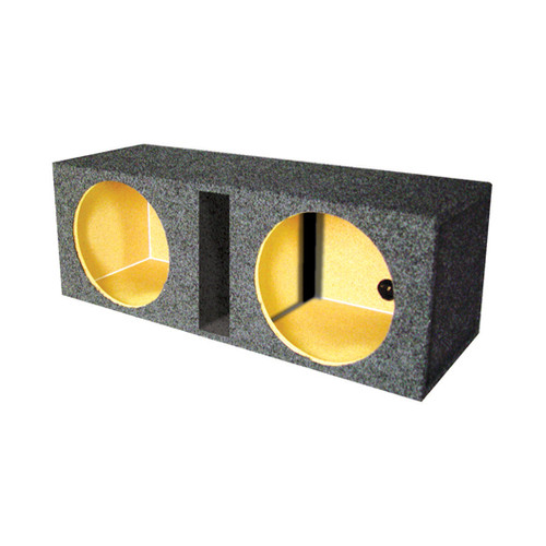 Empty Woofer Box Dual 10" Mdf Vented Bass Box (R-QHD210V)