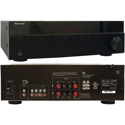 SHERWOOD RX-4508 200-Watt AM/FM Stereo Receiver with Bluetooth(R) (R-SHDRX4508)