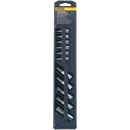 STANLEY 89-420 11-Piece 1/4" & 3/8" Professional Grade(TM) Star-Style Bit Set (R-STY89420)
