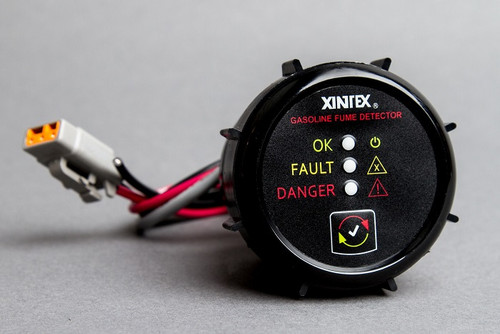 Xintex G-1B Gas Fume Detector 2"  Flush Mount Black (R-XING1BR)