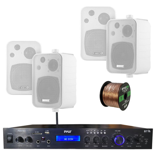 Pyle Home Theater Amplifier Audio Bluetooth MP3/USB/SD/AUX/FM