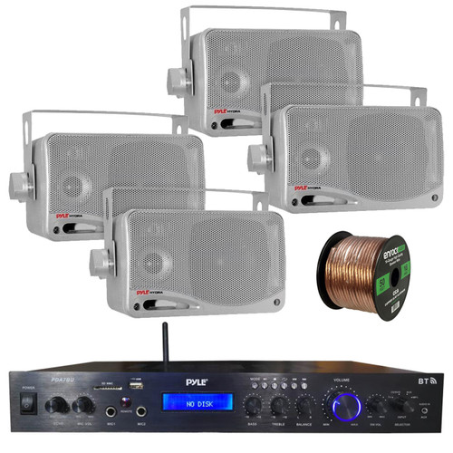 Pyle Home Theater Amplifier Audio Bluetooth MP3/USB/SD/AUX/FM