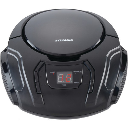 SYLVANIA SRCD261-B-BLACK Portable CD Players with AM/FM Radio (Black) (R-CURSRCD261BBK)