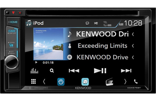 2018 Kenwood DDX575BT 6.2" Double-DIN Touchscreen Bluetooth DVD Receiver
