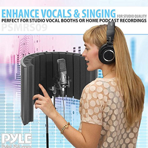 Pyle Mini Portable Vocal Recording Booth - Thumbnail 2