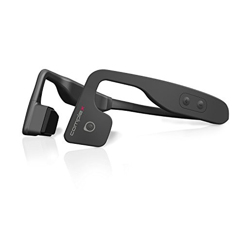 Pyle - Bone Conduction Headphones - Open Ear Stereo Headset w/ Revolutionary Bone Induction Technology for Smart Running, Cycling, and Sports - Wireless Bluetooth Audio, Call Mic - PSWBT550 (Black)